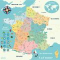 Vilac Magnetische Karte von Frankreich